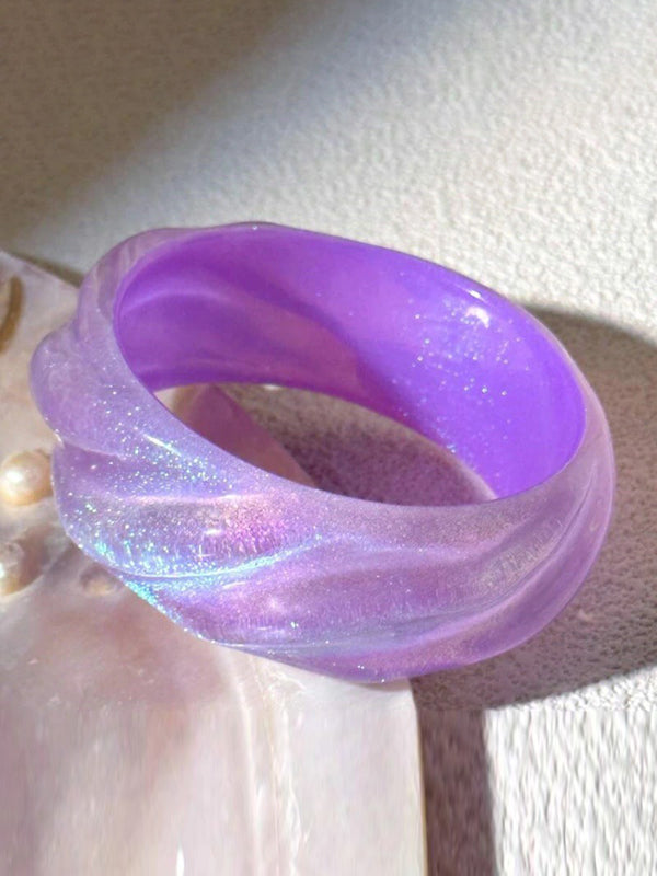 Geometric Resin Bracelet