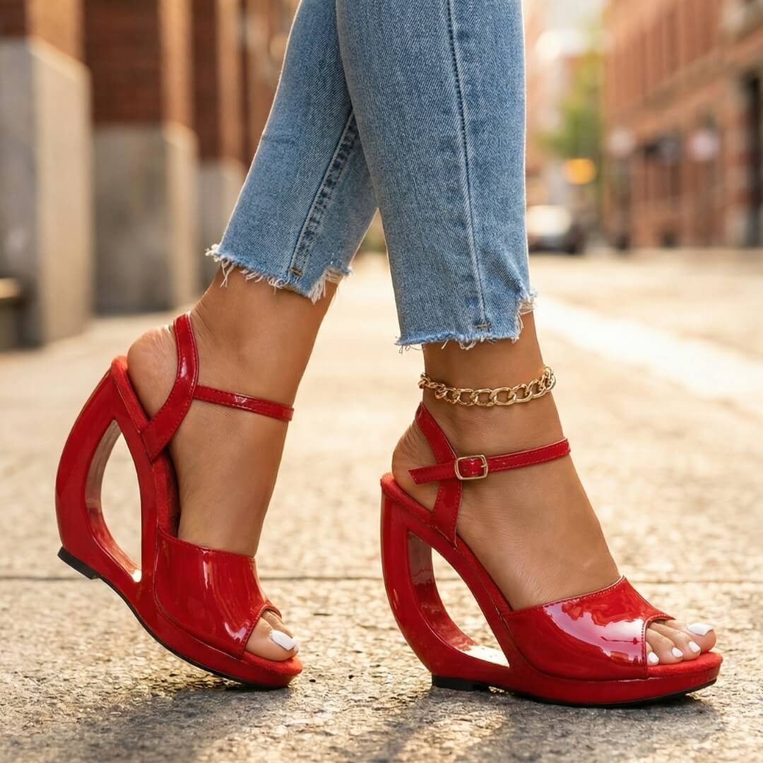 Zaléna | Sculpt Wedge Sandals