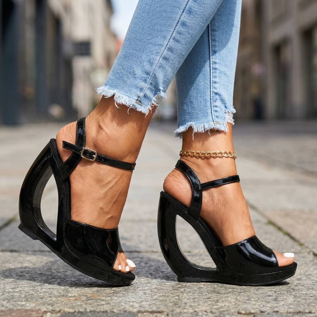 Zaléna | Sculpt Wedge Sandals