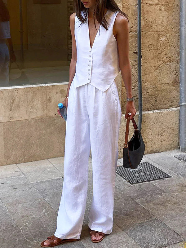 Alina | Linen Two-Piece Set