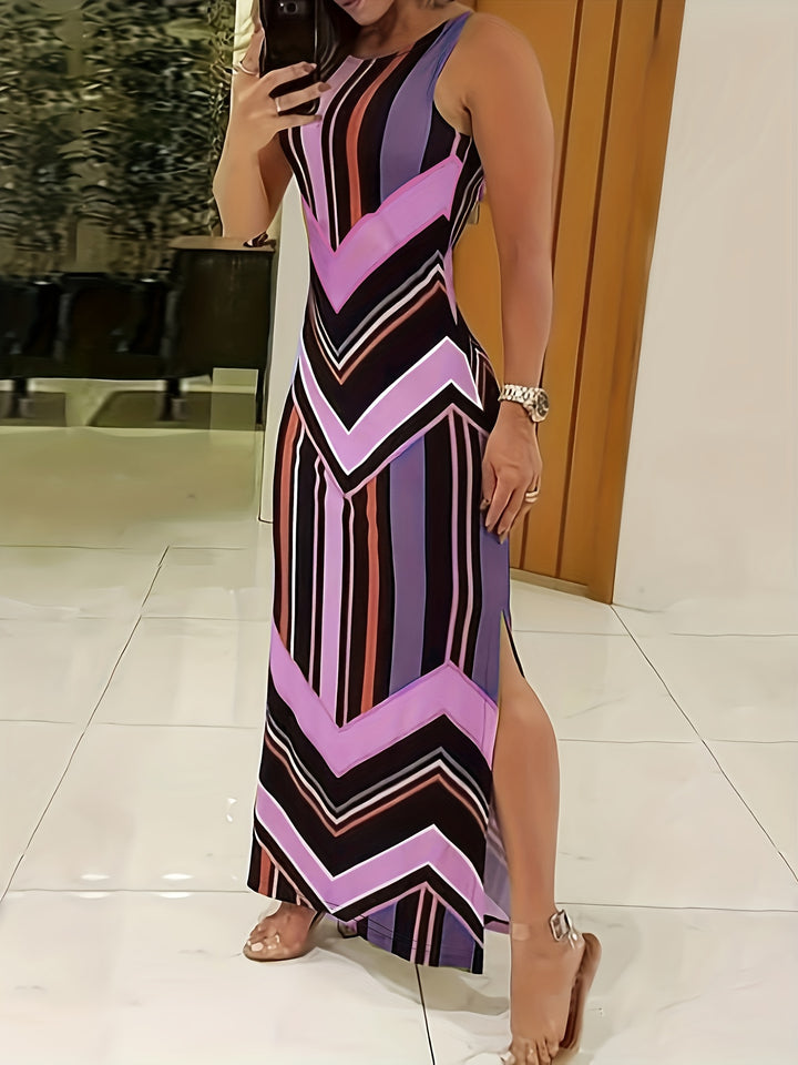 Tessa | Geometric Maxi Dress