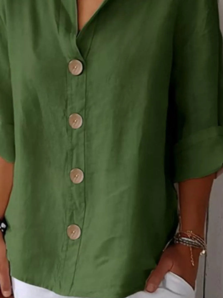 Eva | Relaxed Button-Down Shirt