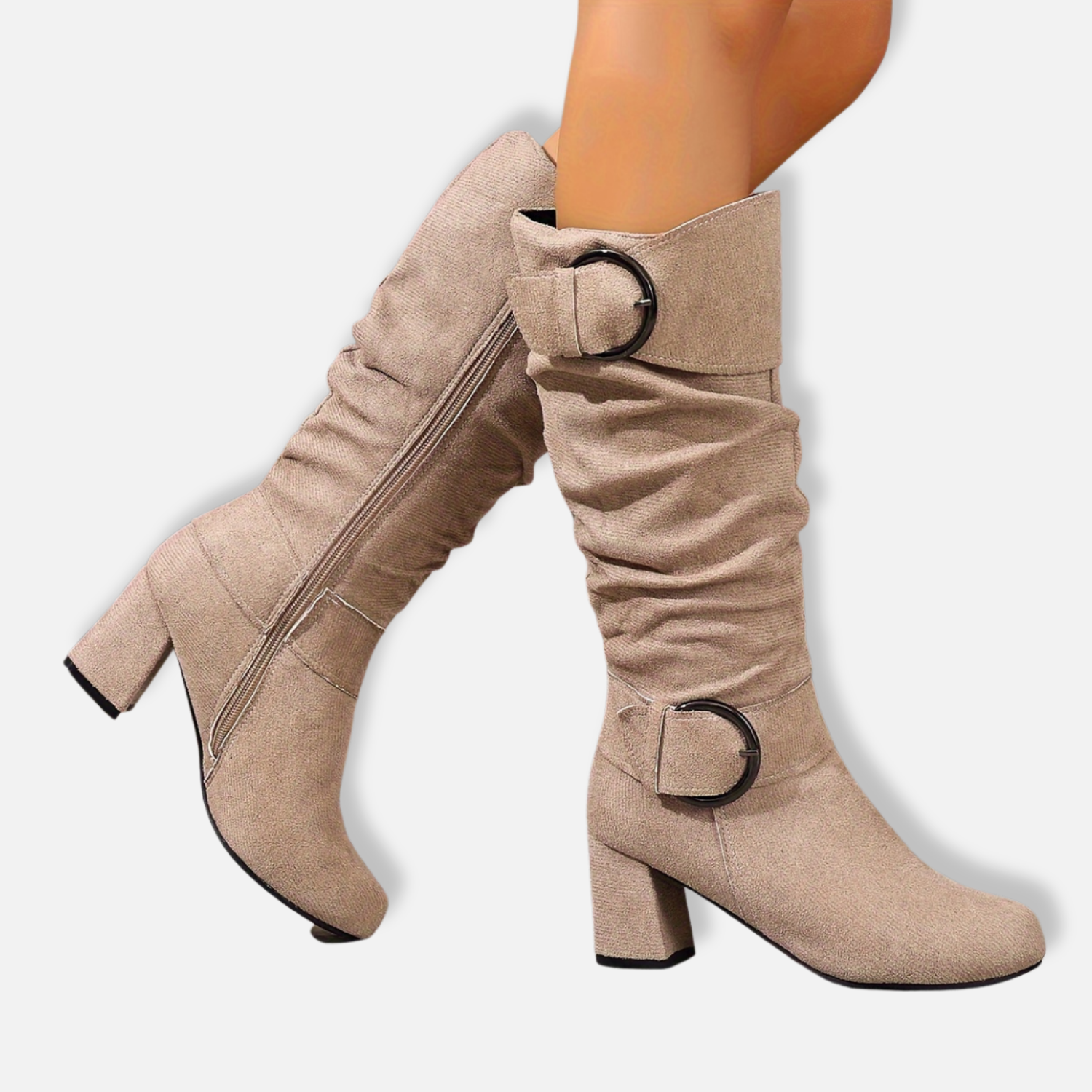 Arden | Bottes Hautes en Suédine pour Femme