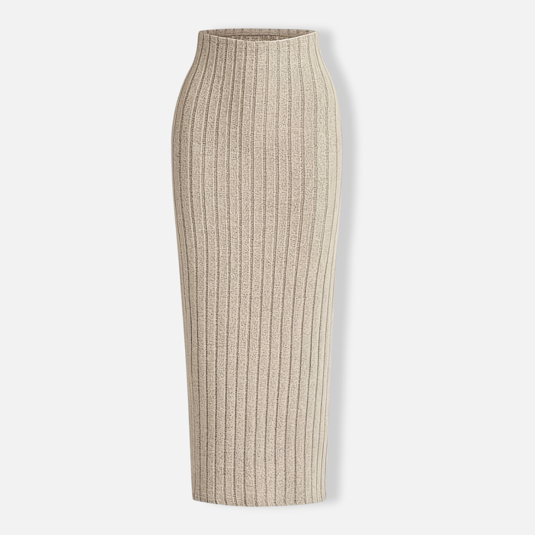 Arden | Ribbed Maxi Skirt for Women