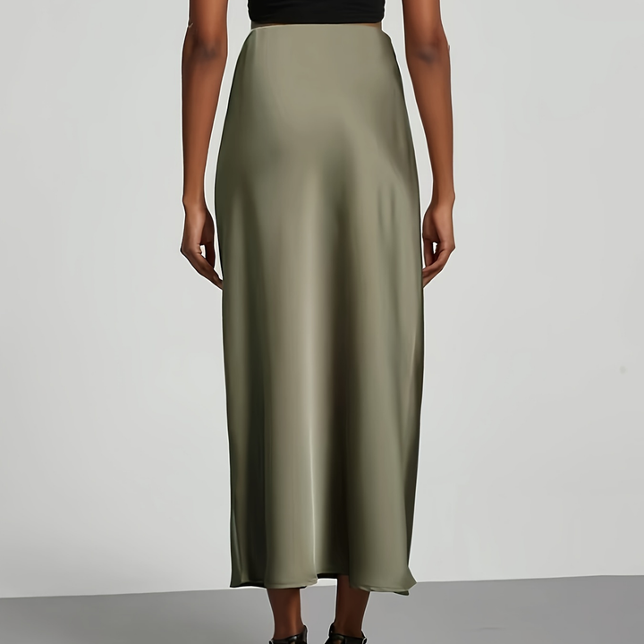 Arden | Jupe Midi Satinée pour Femme