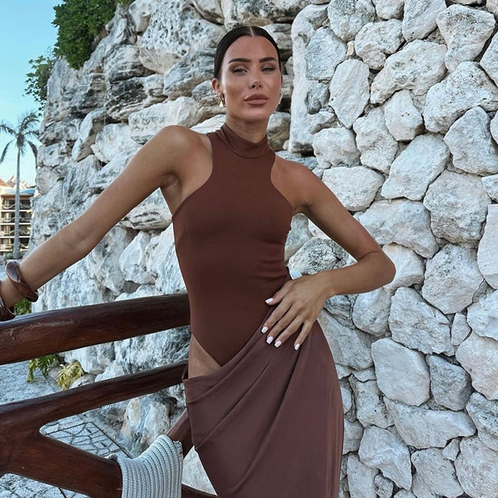 Seralya | Draped Maxi Dress