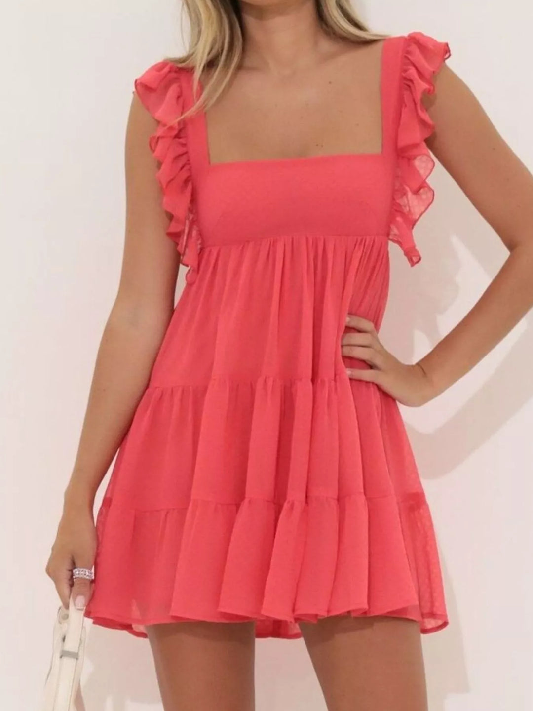 Alvéra | Tiered Square Neck Mini Dress