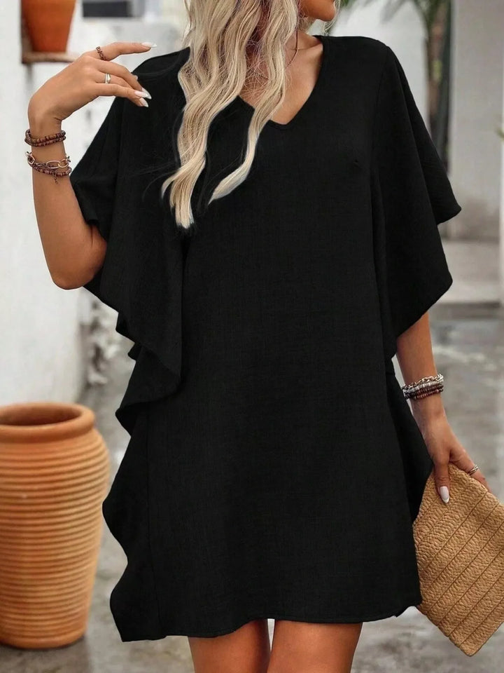Kelsey | Flutter Sleeve Mini Dress