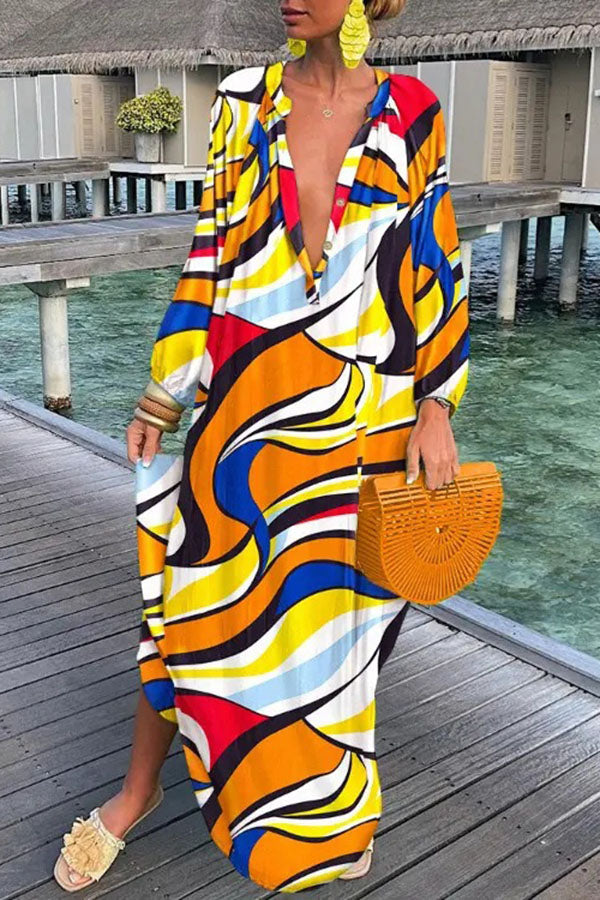 Zora | Printed Maxi Dress