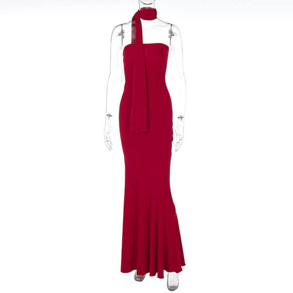 Nyvéra | Strapless Maxi Dress