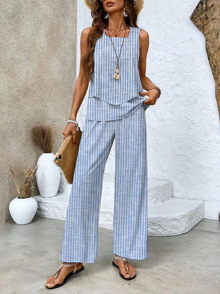 Juléa | Blouse and Wide-Leg Set
