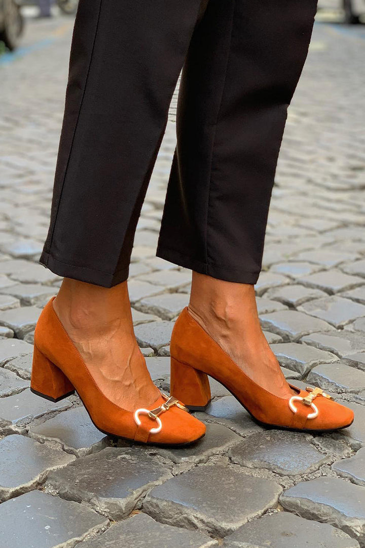 Ash | Square Toe Block Heel Sandals