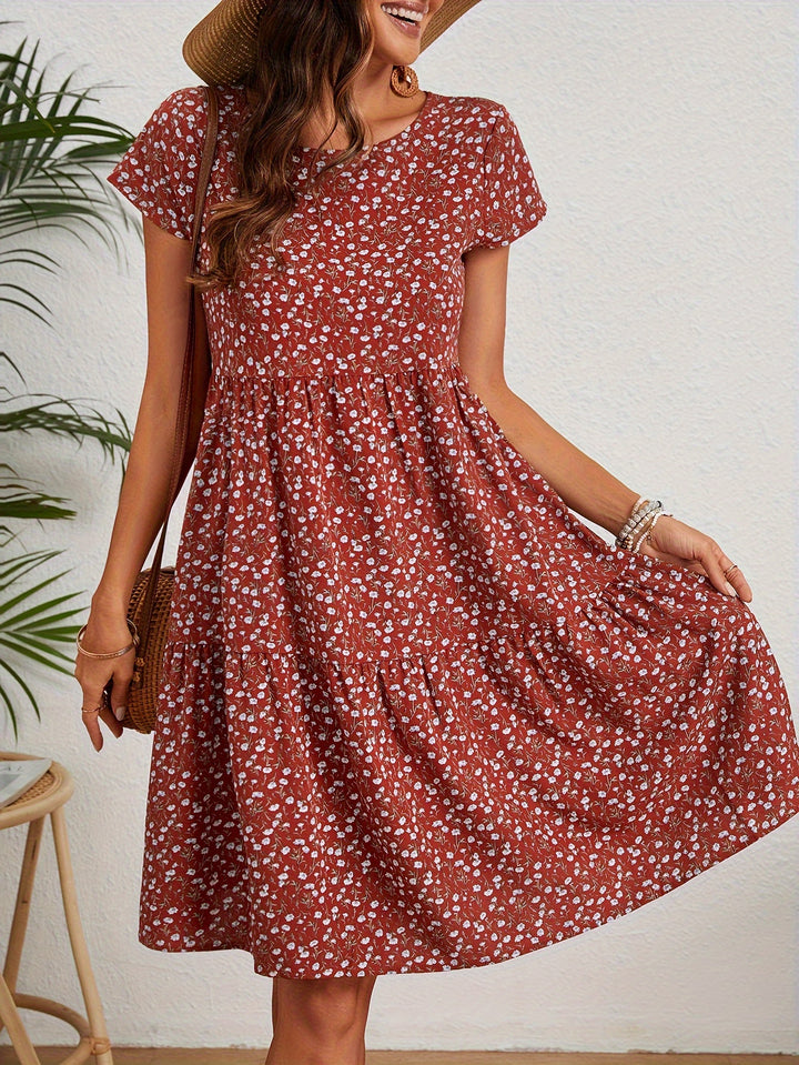 Amelie | Floral Midi Dress