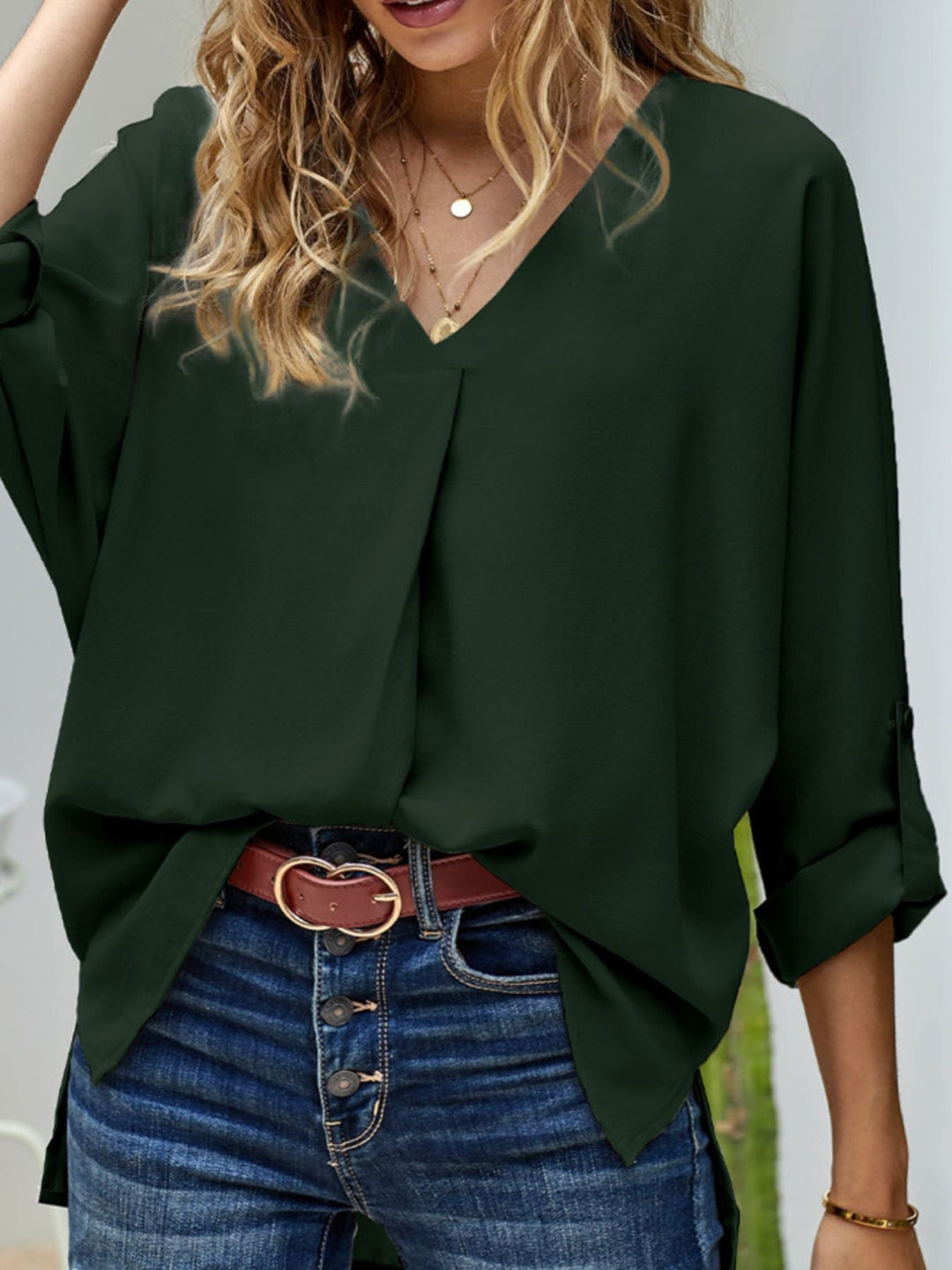 Elire | V-Neck Blouse