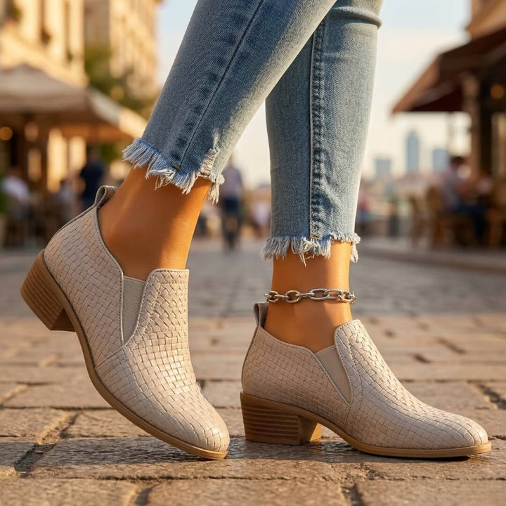 Malina | Woven Leather Loafers