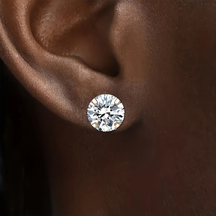 Clara | Twisted Zircon Earrings