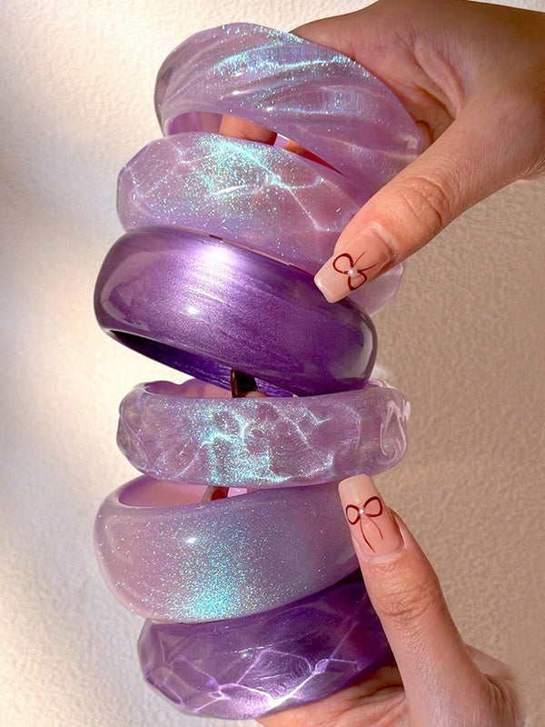 Geometric Resin Bracelet