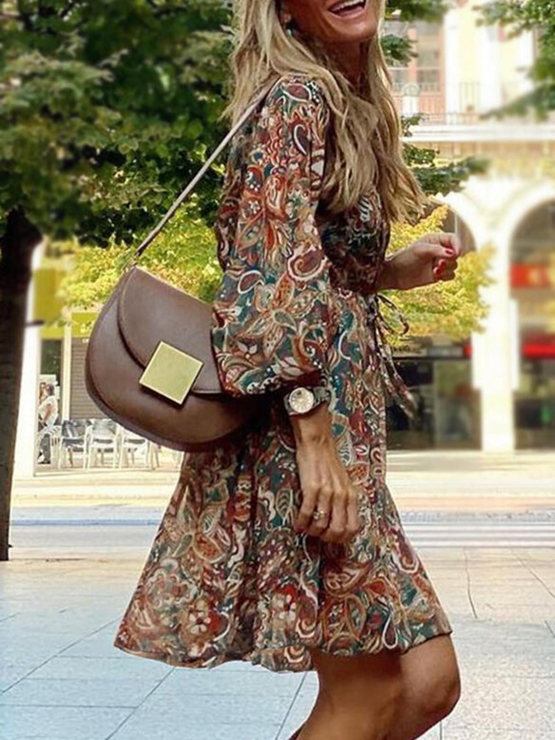 Romy | Paisley Mini Dress