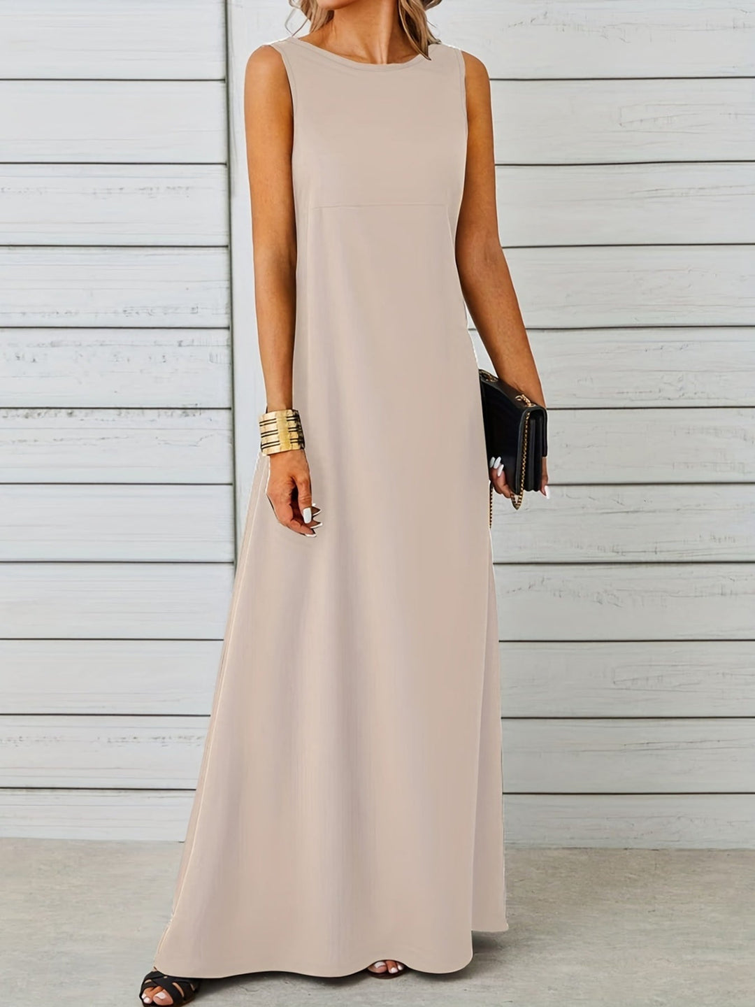 Aveline | Sleeveless Flow Maxi Dress