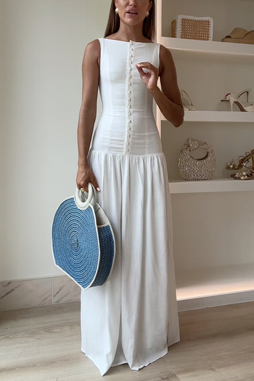 Liarina | Backless Maxi Dress