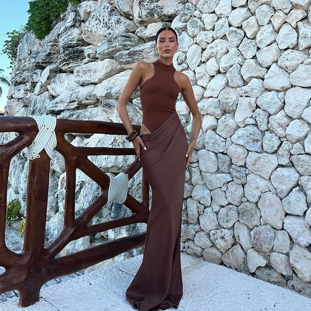 Seralya | Draped Maxi Dress