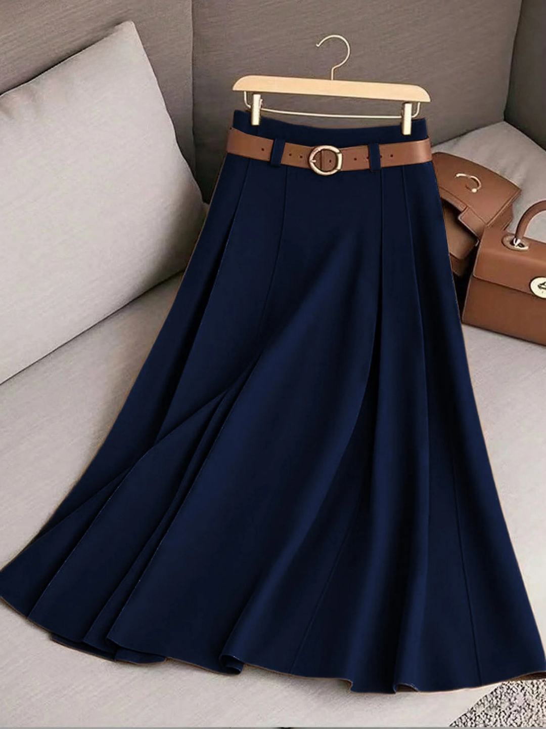 Lorena | Pleated Maxi Skirt