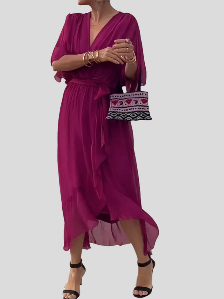 Serel | Tiered Ruffle Midi Dress