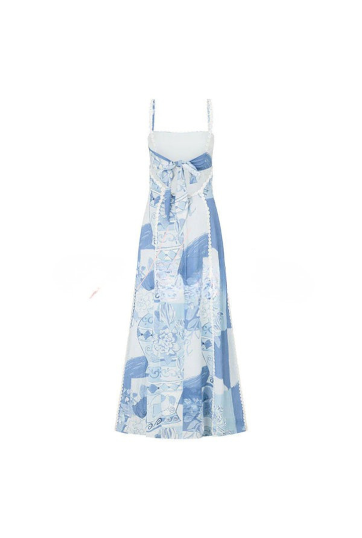 Aveline | Blossom Linen Maxi Dress