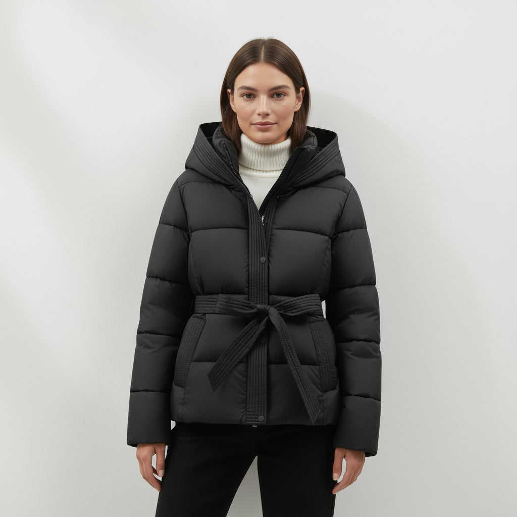 Arden | Parka d’Hiver Ceinturée pour Femme