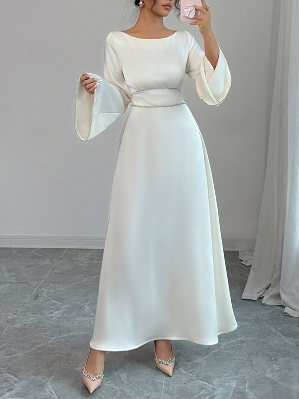 Lina | Tie Waist Maxi Dress