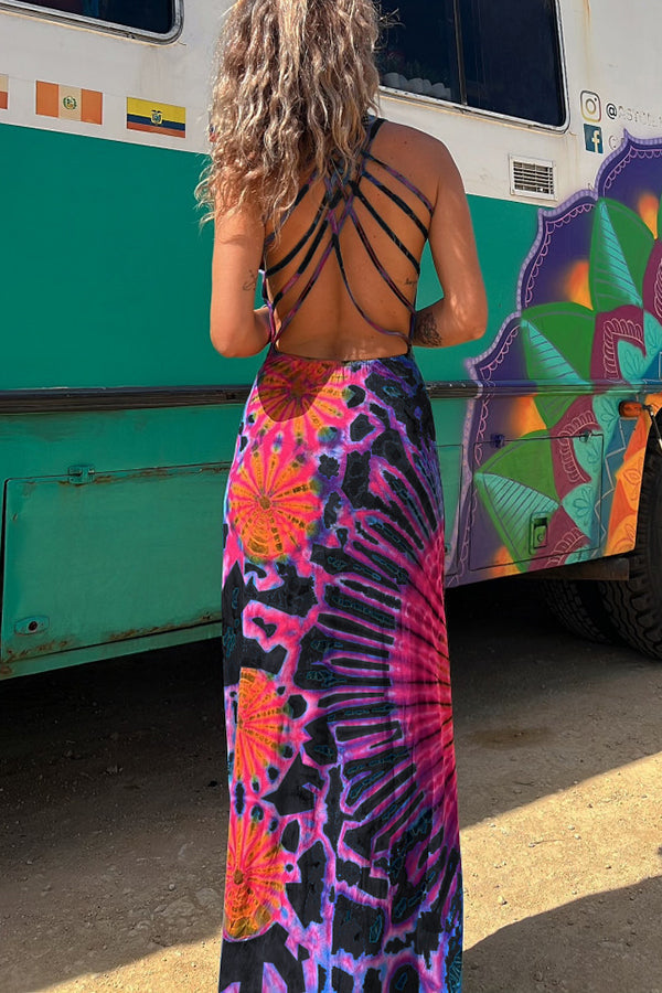 Zafira | Open Back Maxi Dress