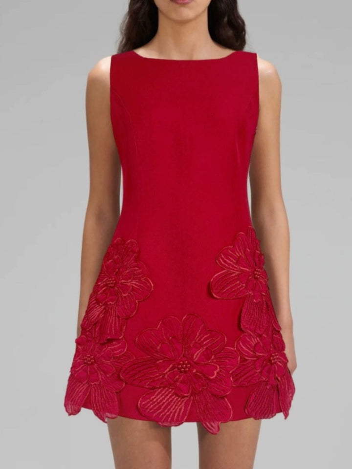 Floréa | Appliqué Detail Mini Dress