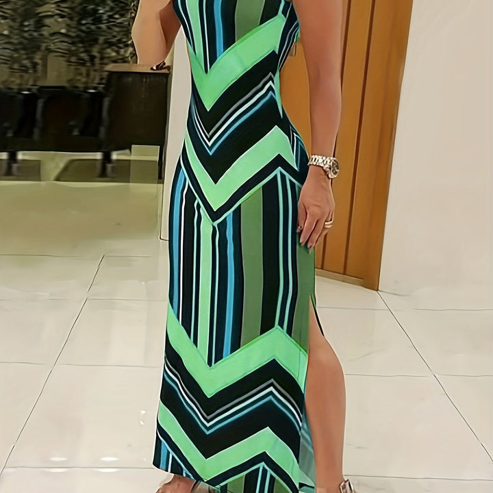 Tessa | Geometric Maxi Dress