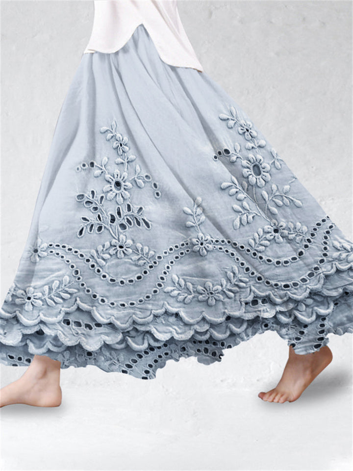 Lunara | Boho Printed Skirt