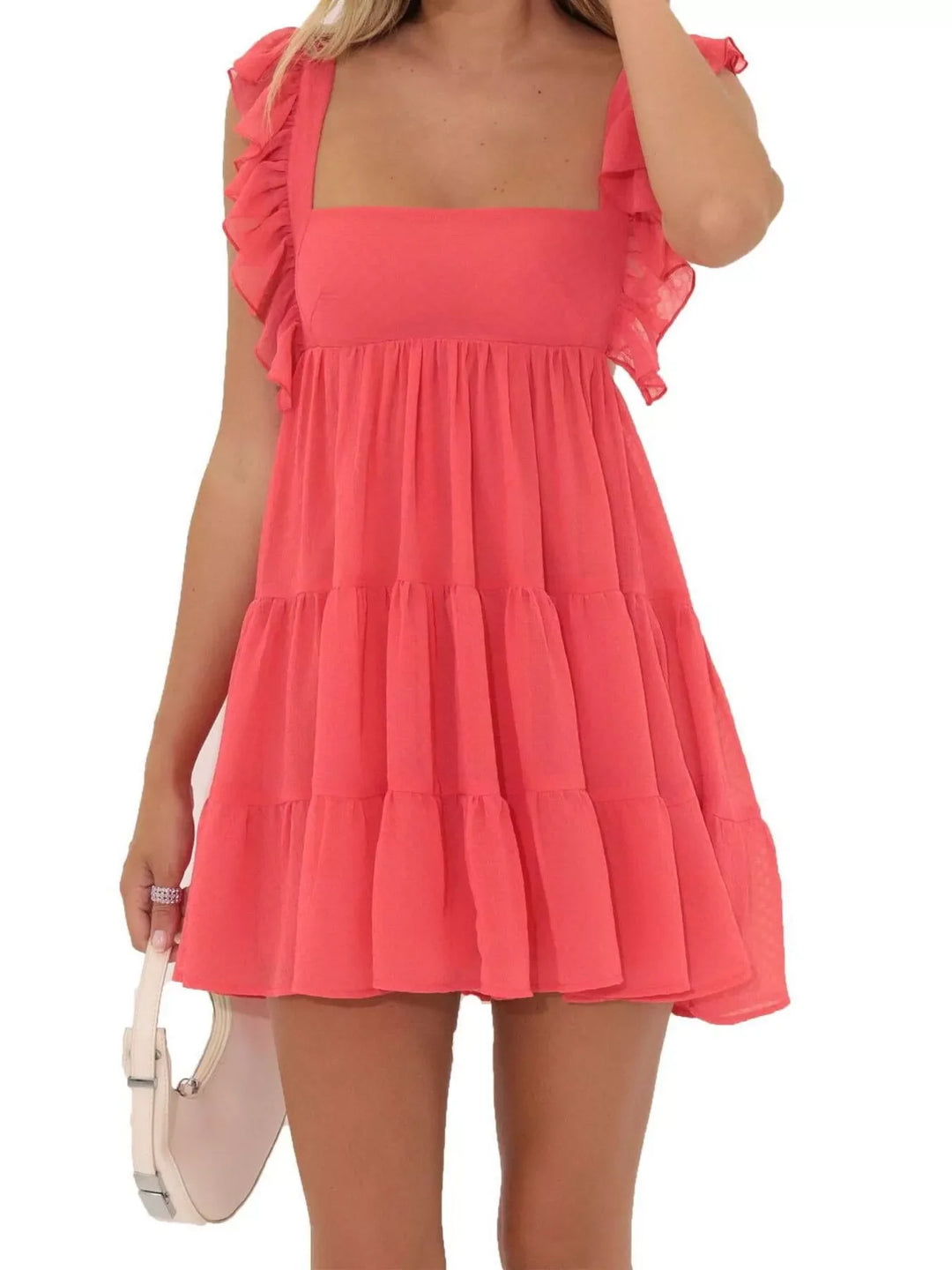 Alvéra | Tiered Square Neck Mini Dress