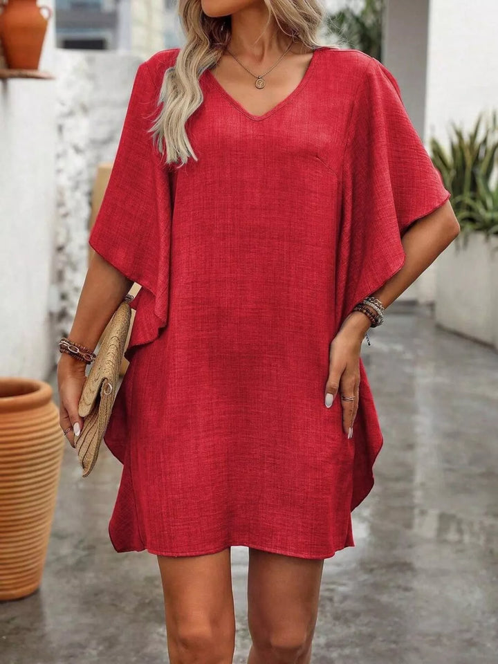 Kelsey | Flutter Sleeve Mini Dress