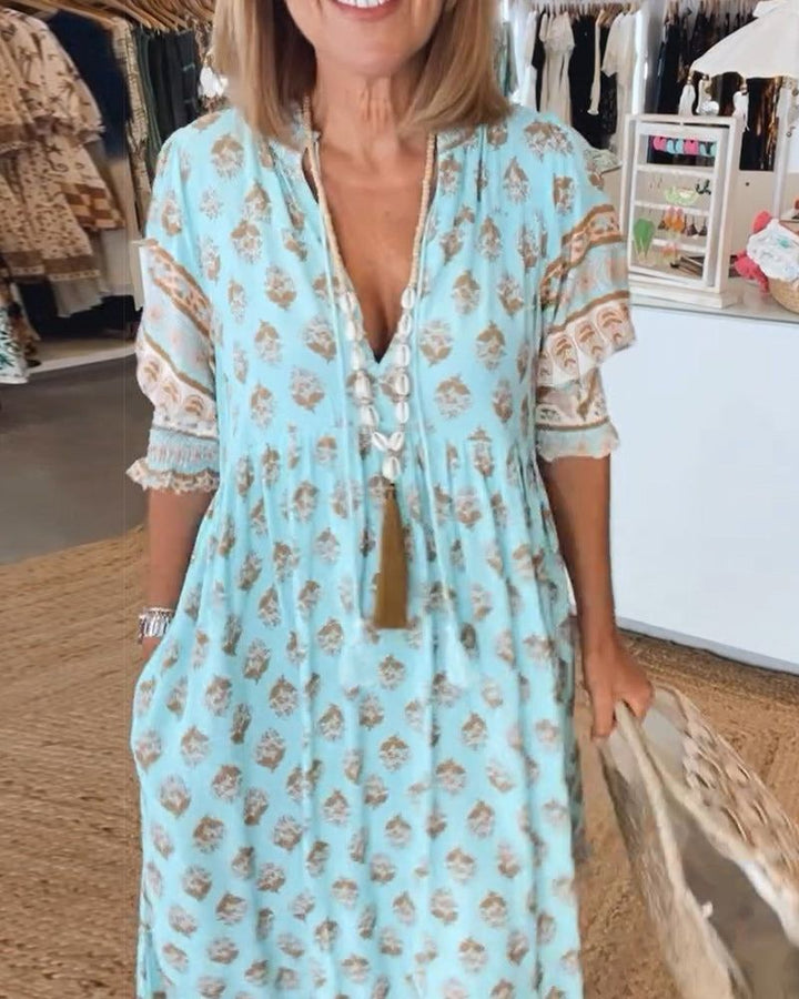 Zélie | Summer V Neck Dress