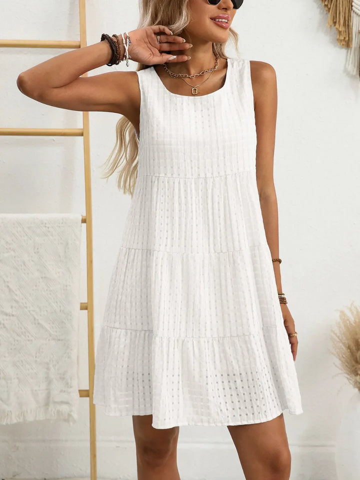 Nolène | Plaid Sleeveless Mini Dress