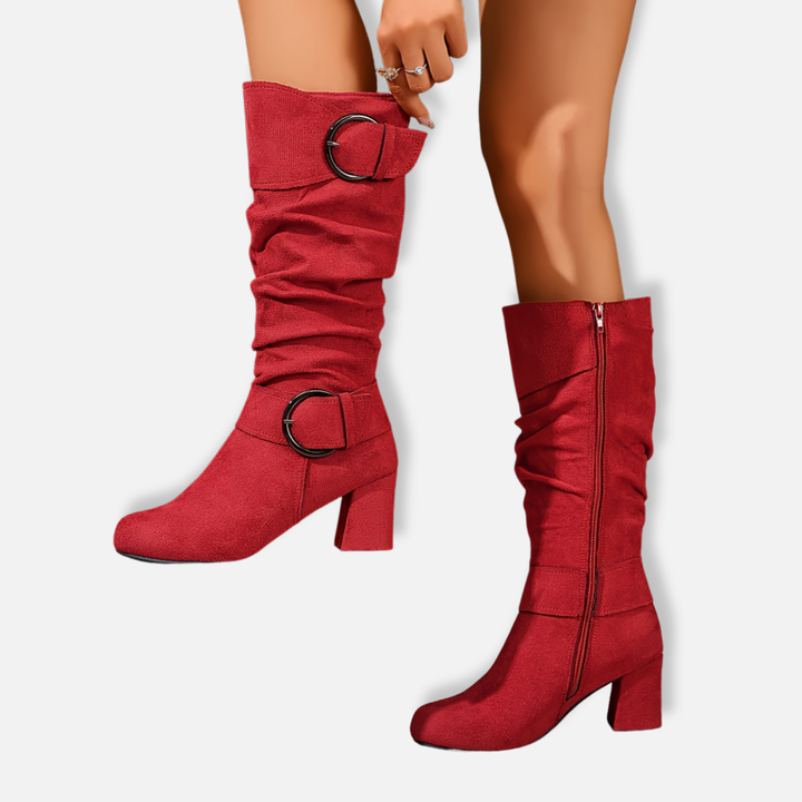 Arden | Bottes Hautes en Suédine pour Femme