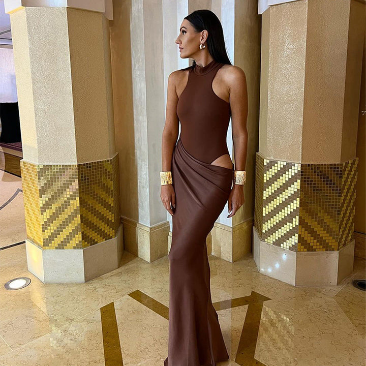 Seralya | Draped Maxi Dress