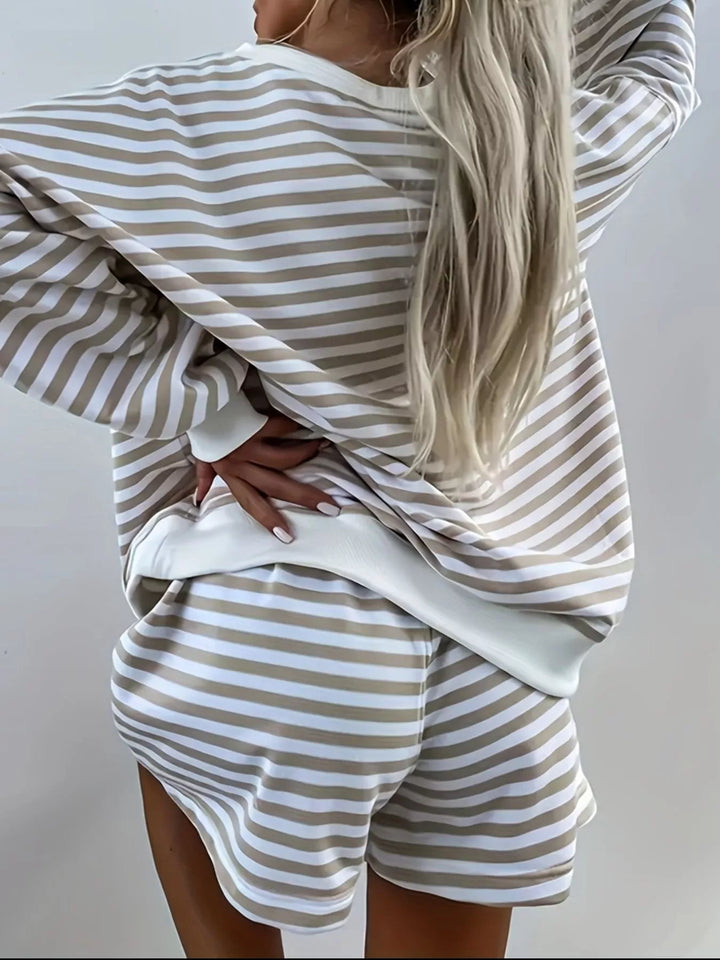 Laura | Striped Lounge Set