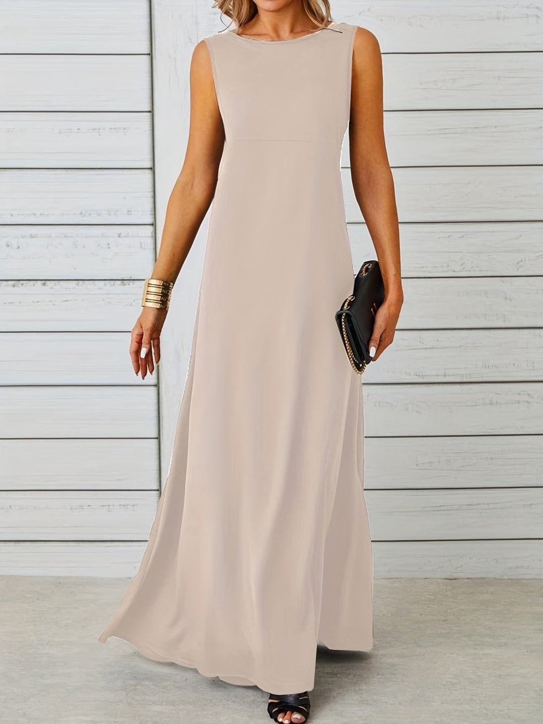 Aveline | Sleeveless Flow Maxi Dress