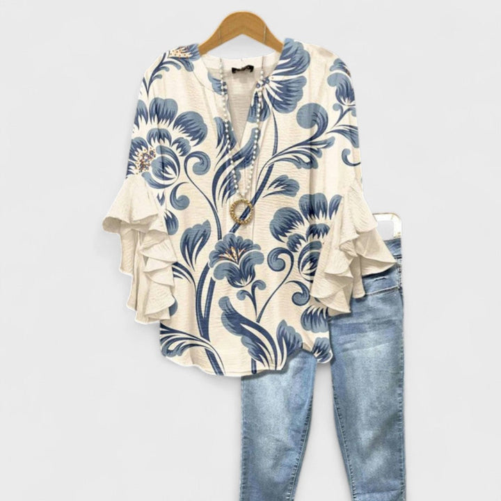 Virelya | Floral Blouse