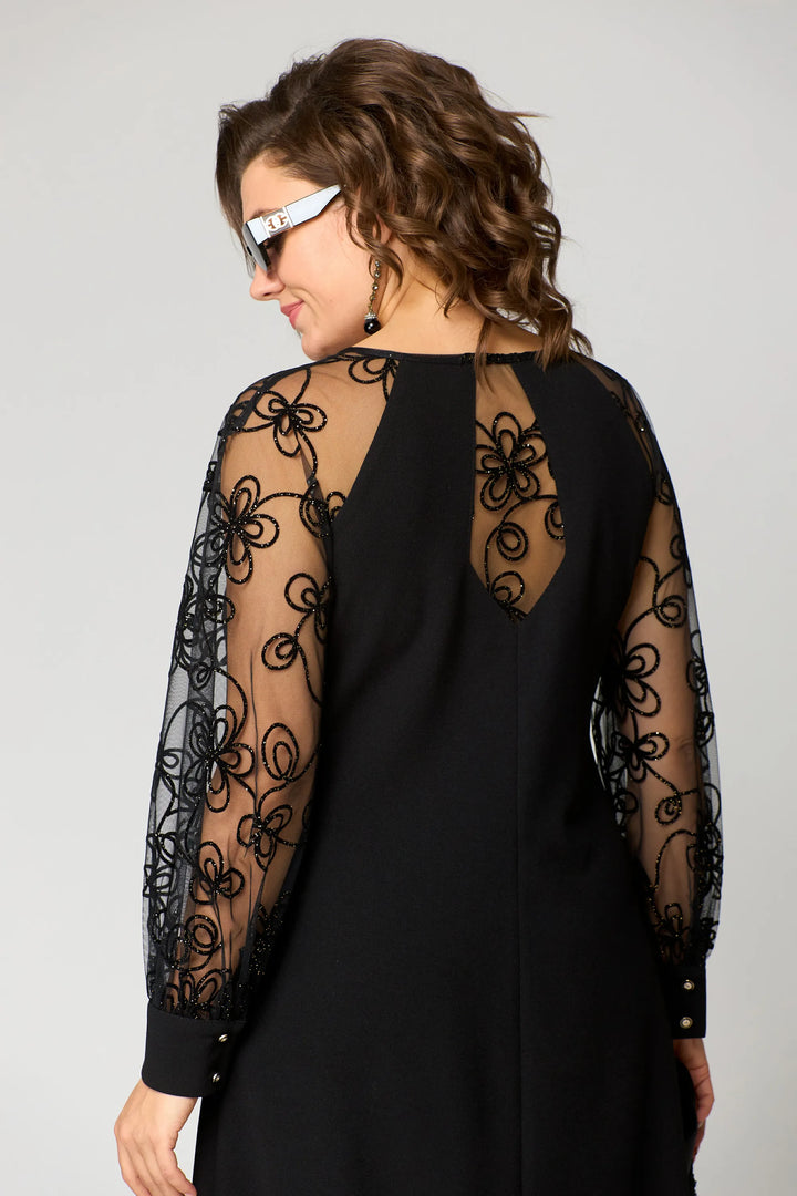 Seralya | Lace Sleeve Dress