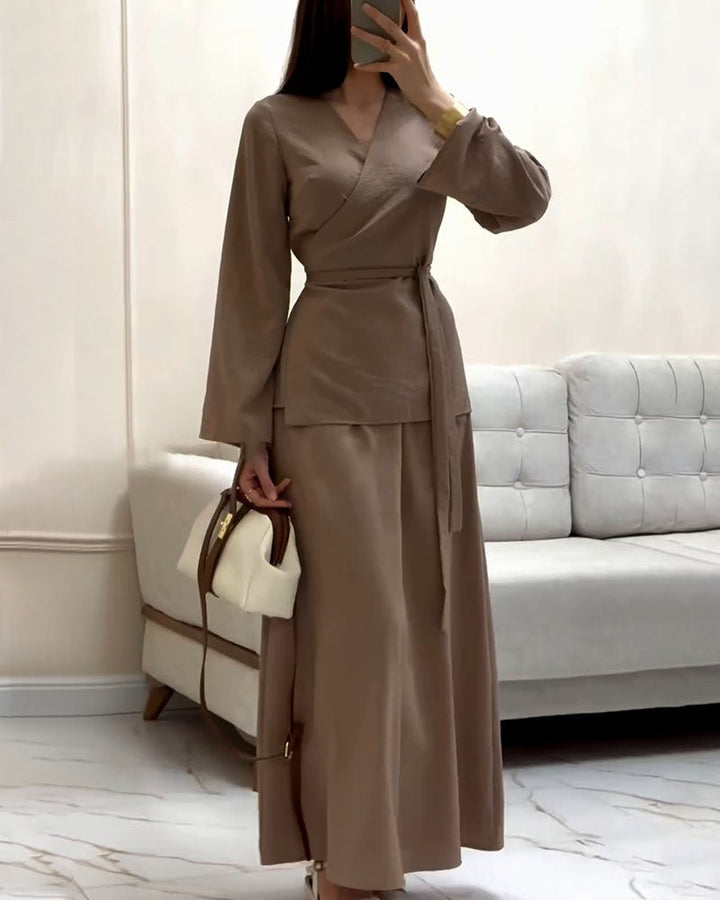 Norea | Lace-Up Two-Piece Set