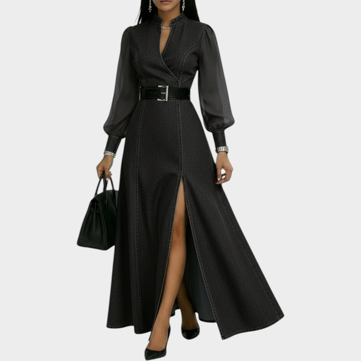 Silena | Denim Maxi Dress
