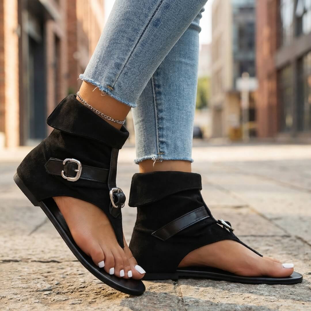 Zalyn | Wrap Buckle Sandals