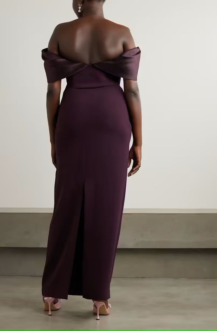 Jina | Satin Maxi Dress
