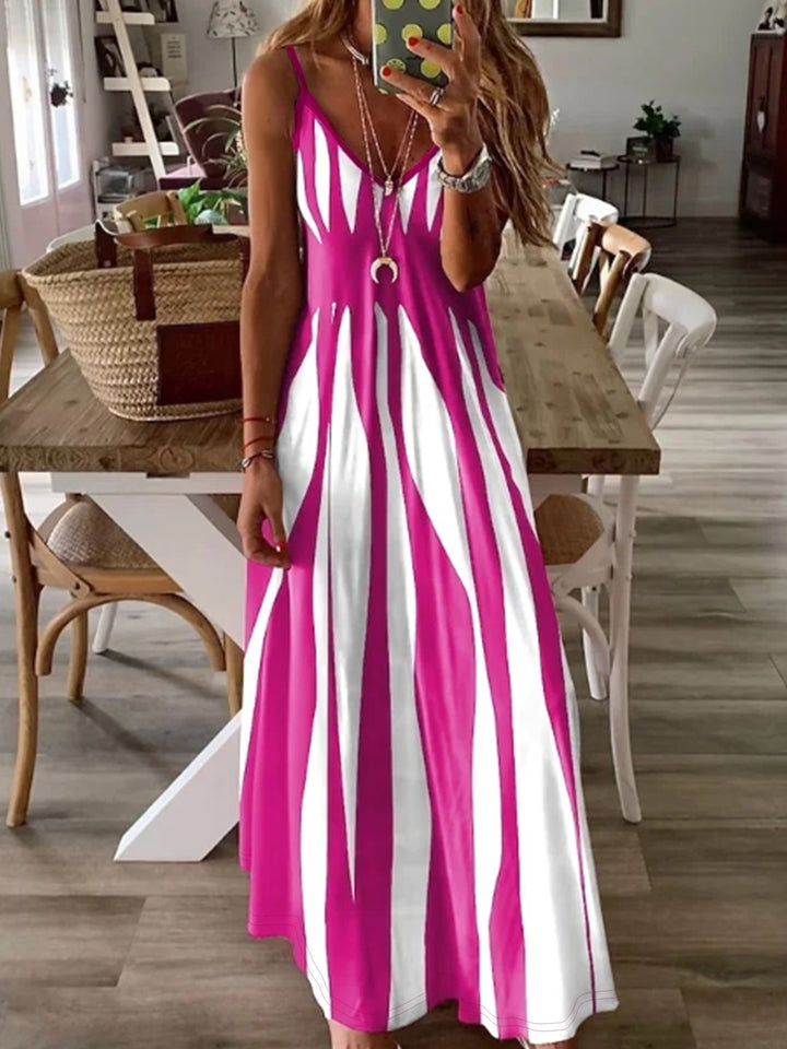Miala | Striped Maxi Dress