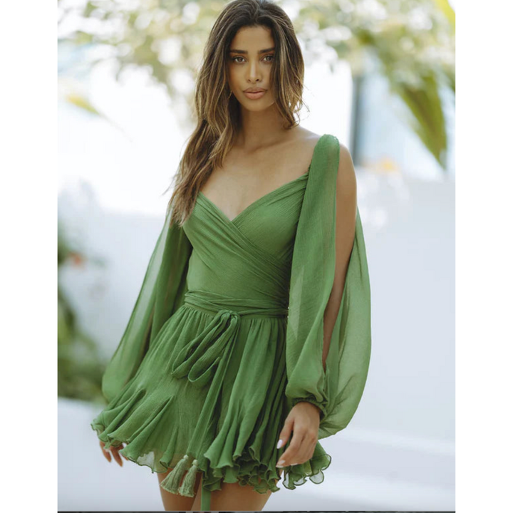 Henna | Wrap Mini Dress